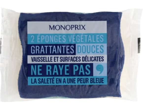 Monoprix - Éponges végétales grattantes douces (2)