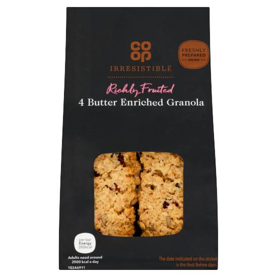 Co-Op Irresistible Butter Enriched Granola 4 pack