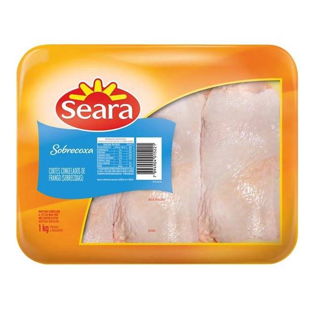 Seara sobrecoxa de frango congelada (1 kg)