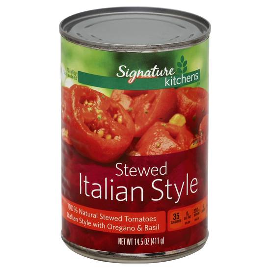 Signature Select Tomatoes Stewed Italian Style (14.5 oz)