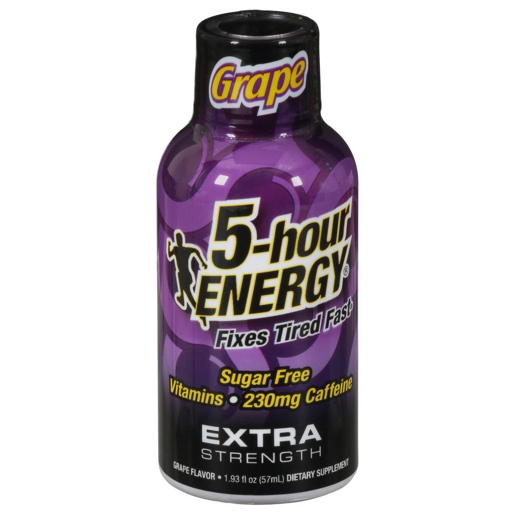 5-Hour Energy Extra Strength Grape Sugar Free Supplement