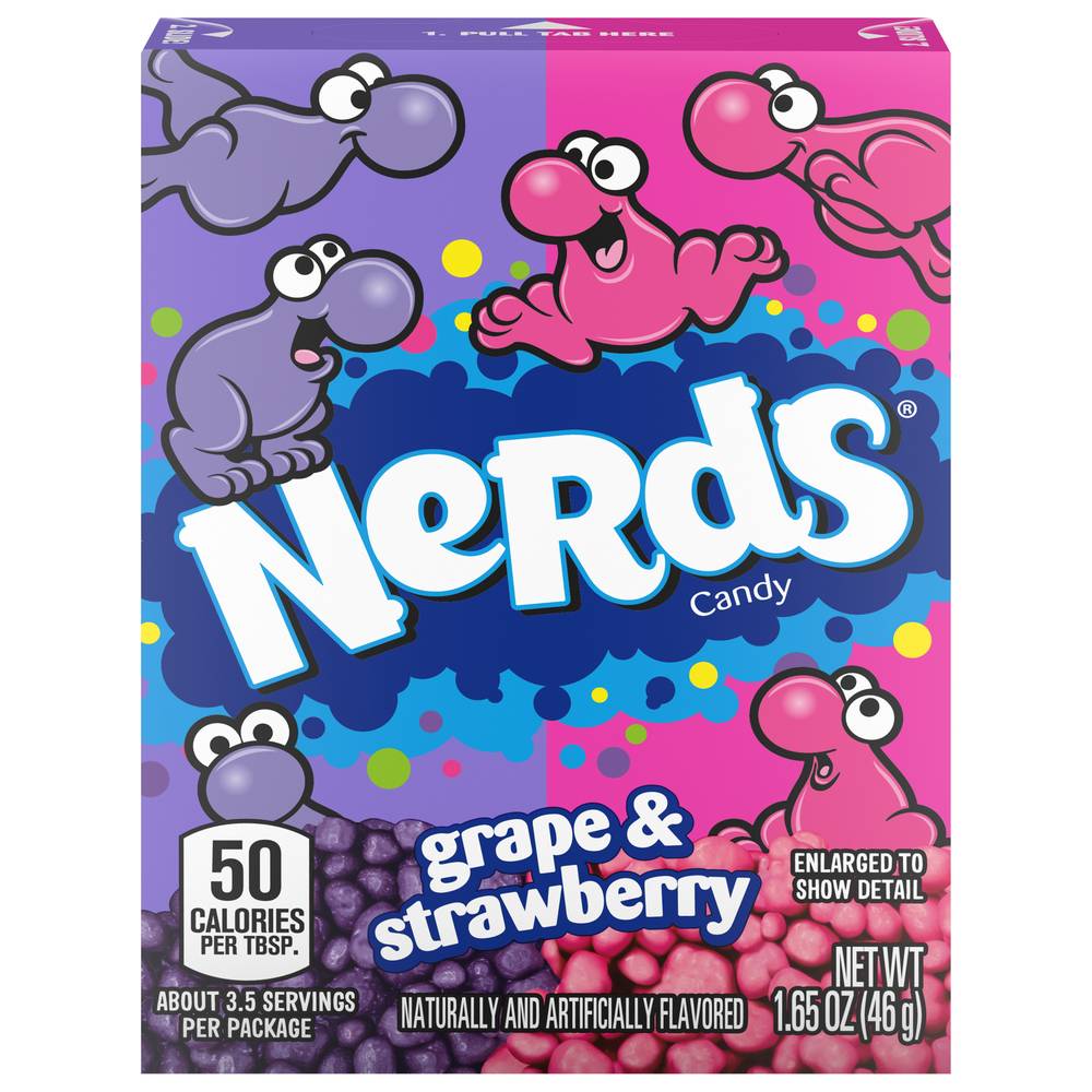 Nerds Grape and Strawberry Crunchy Candy