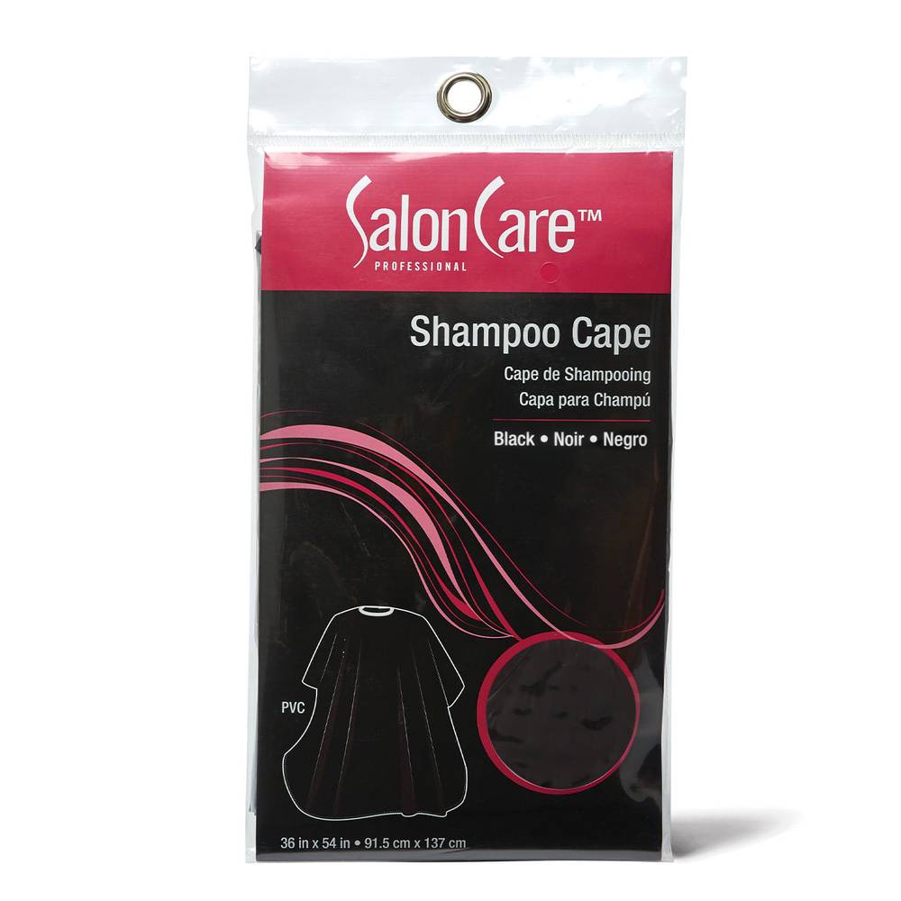 Salon care capa para shampoo negra (bolsa 1 pieza)