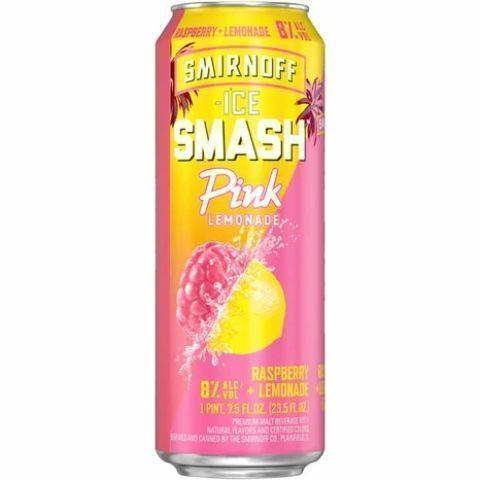 Smirnoff Ice Smash Pink Lemonade 24oz Can