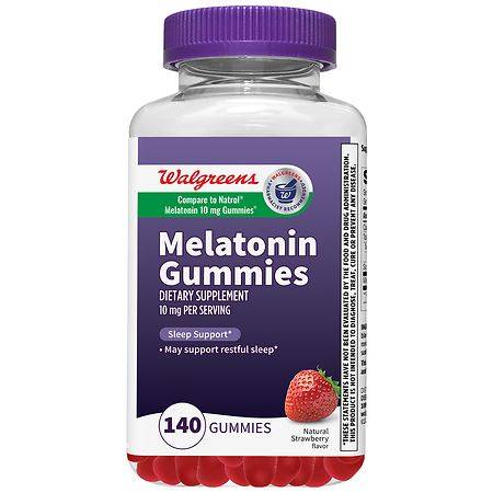 Walgreens Melatonin Natural Gummies (strawberry)