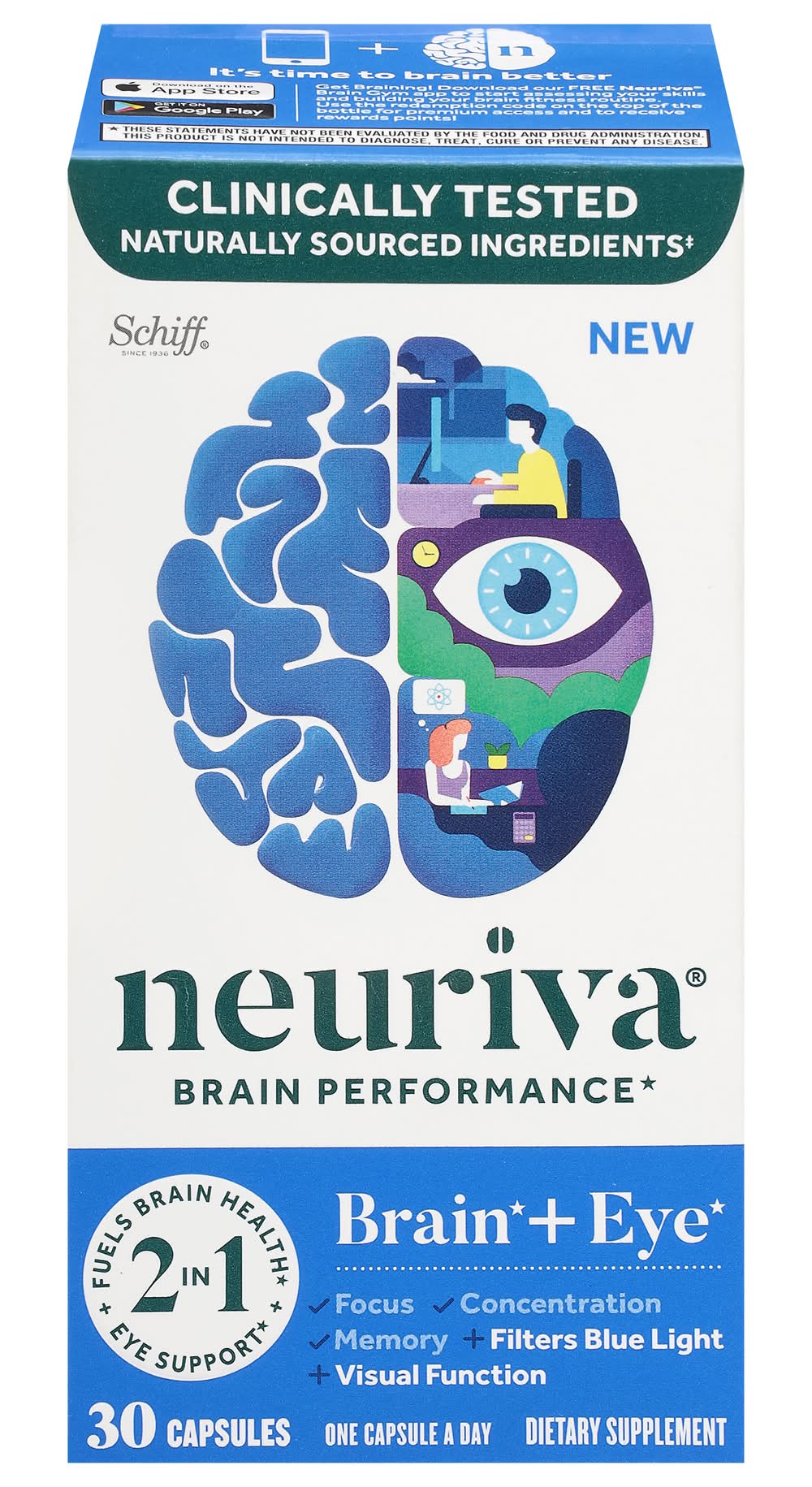 Neuriva Brain + Eye Brain Performance (3.2 oz)