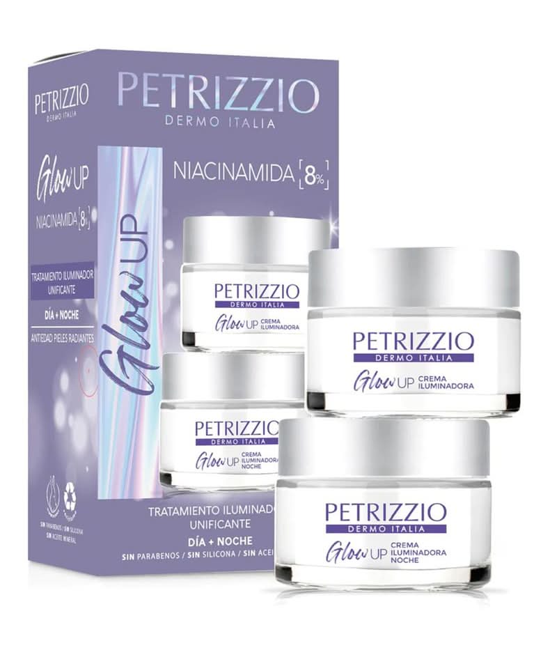 Petrizzio · Glow up set crema para dia y noche (2 un)