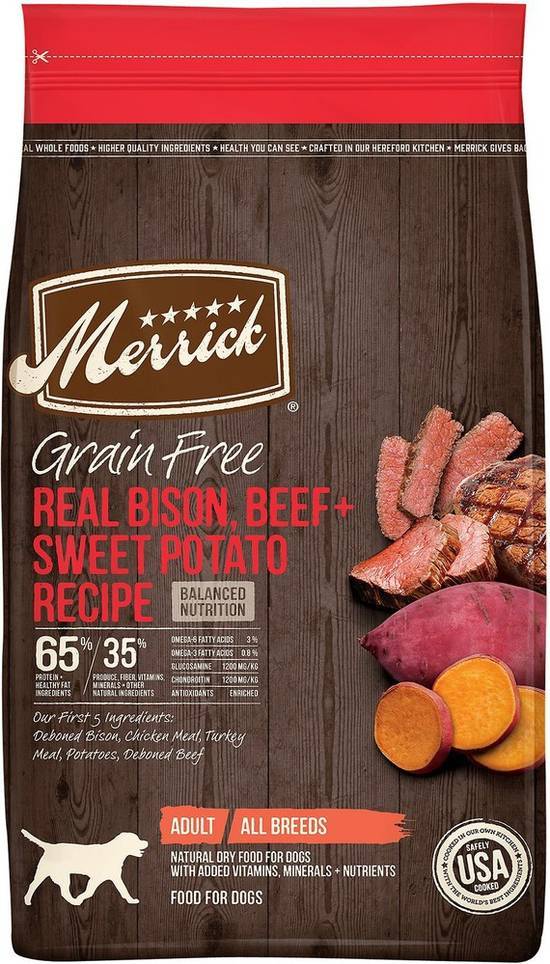 Merrick Beef Sweet Potato Recipe Dry Dog Food