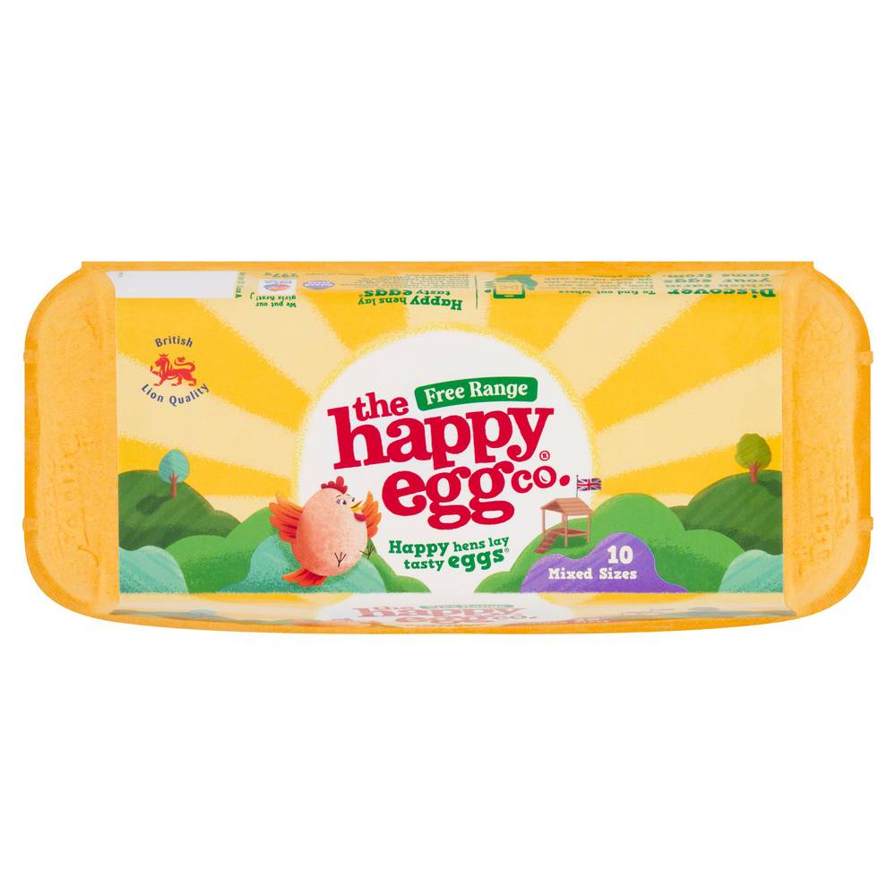 The Happy Egg Co. Free Range Mixed Weight x10 497g