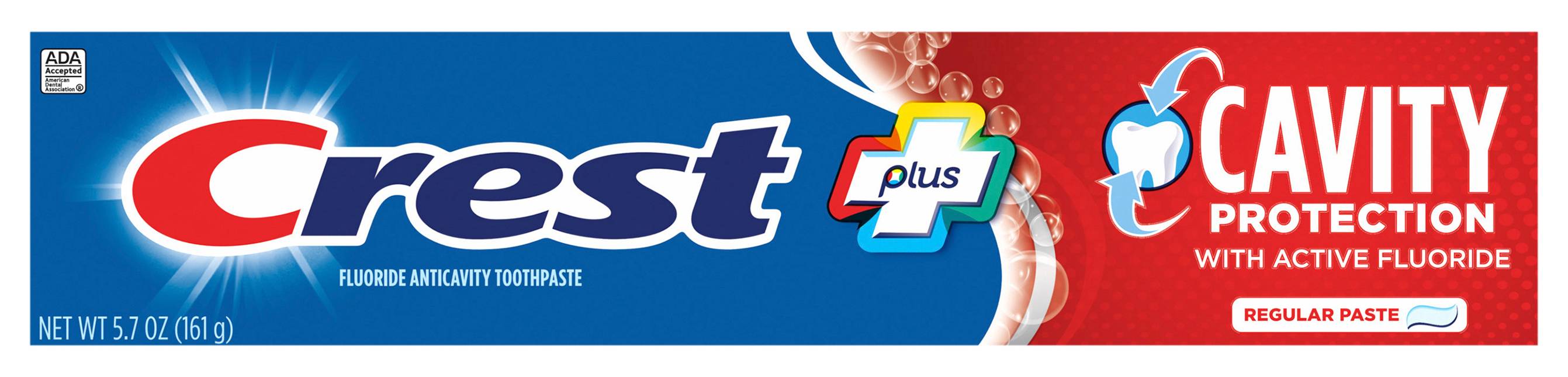 CREST Plus Cavity Protection Fluoride Anticavity Toothpaste (5.7 oz)
