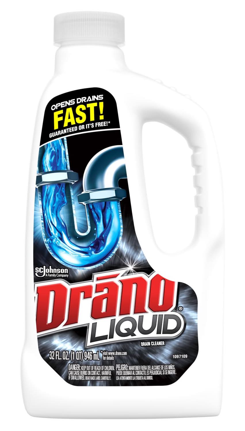 Drano Liquid Drain Cleaner 32 Oz
