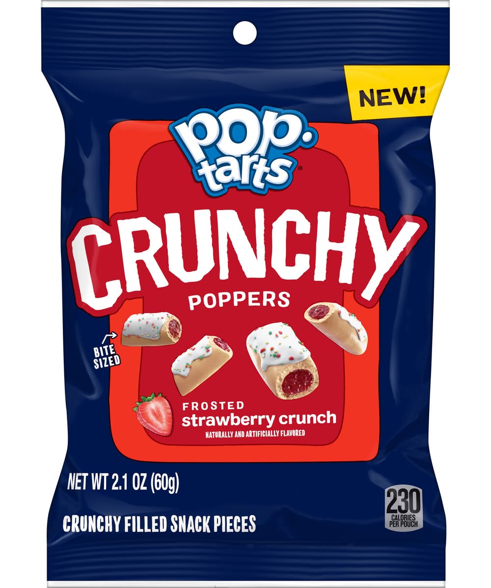 Pop-Tarts Crunchy Poppers, Strawberry (2.1 oz)