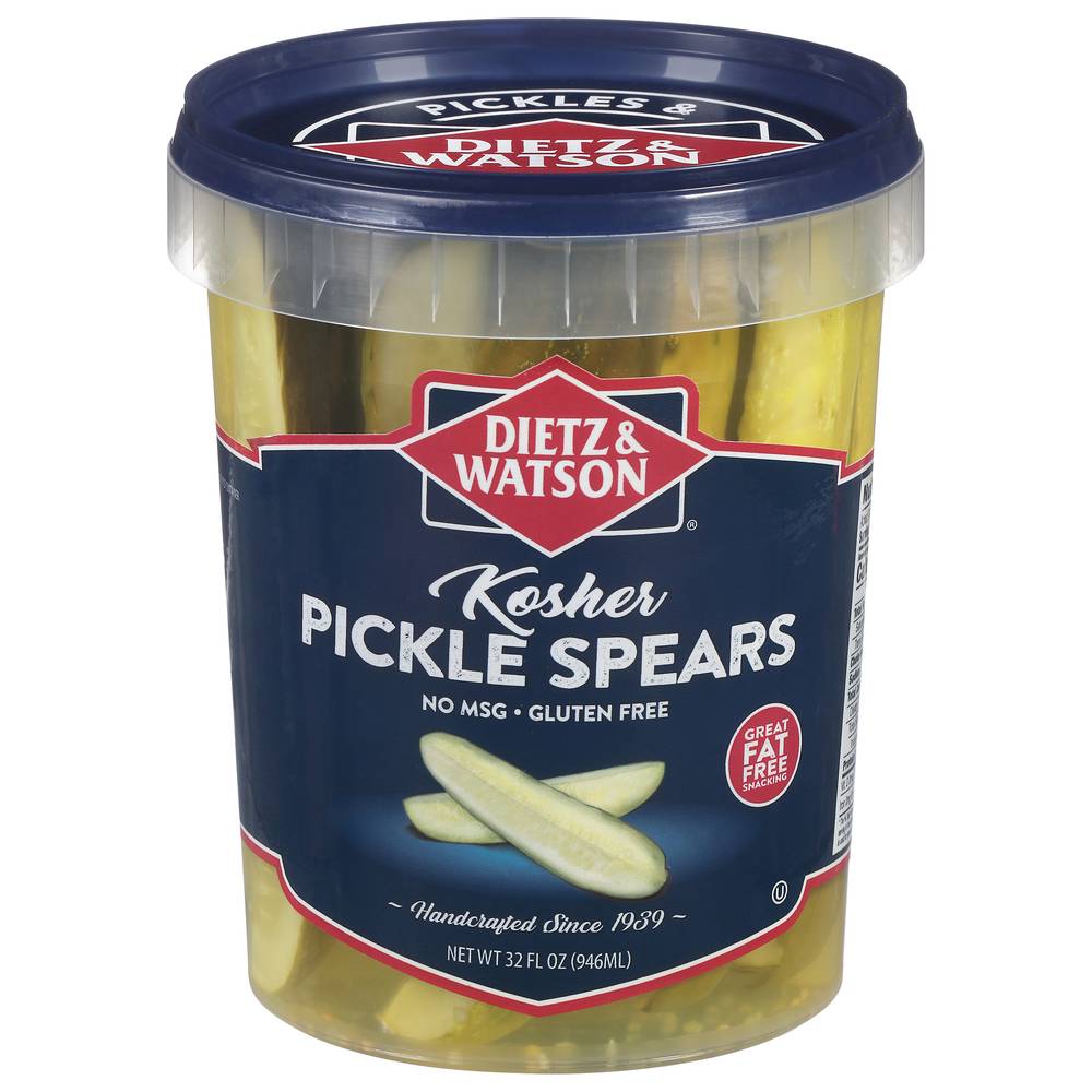 Dietz & Watson Kosher Pickle Spears (32 fl oz)