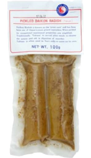 Spiral Pickled Daikon 100g