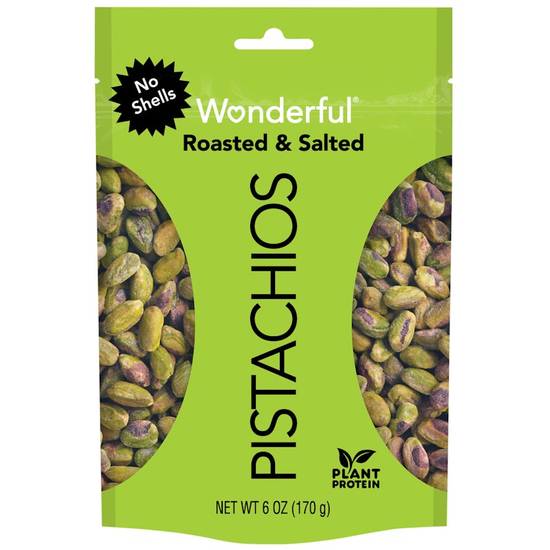 Wonderful Pistachios No Shell Roasted Salted 6 oz