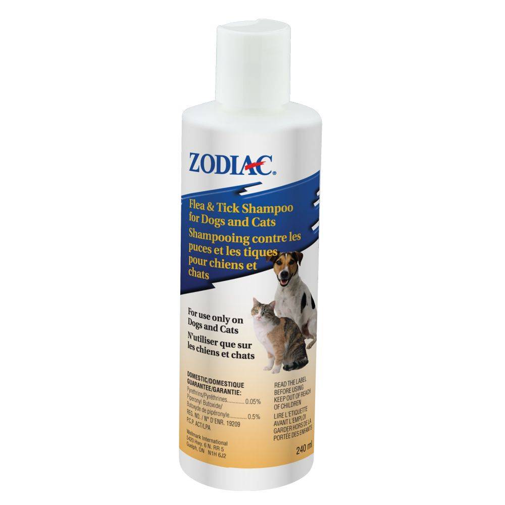 ZODIAC® Flea & Tick Shampoo for Dogs & Cats (Size: 240 Ml)