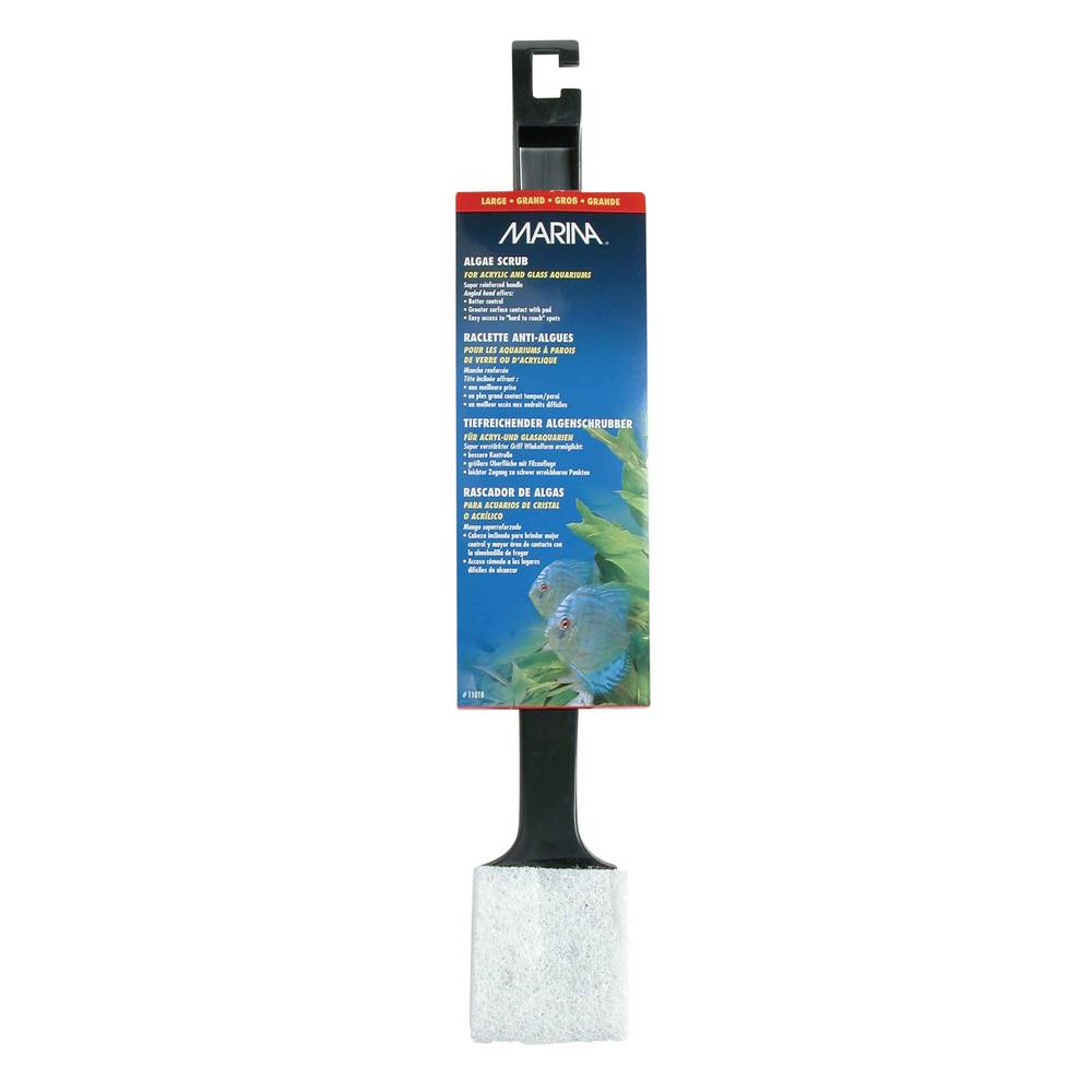 Marina Large Algae Scrubber with Plastic Handle