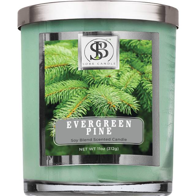 SoBe Evergreen Pine Candle, Soy (11 oz)