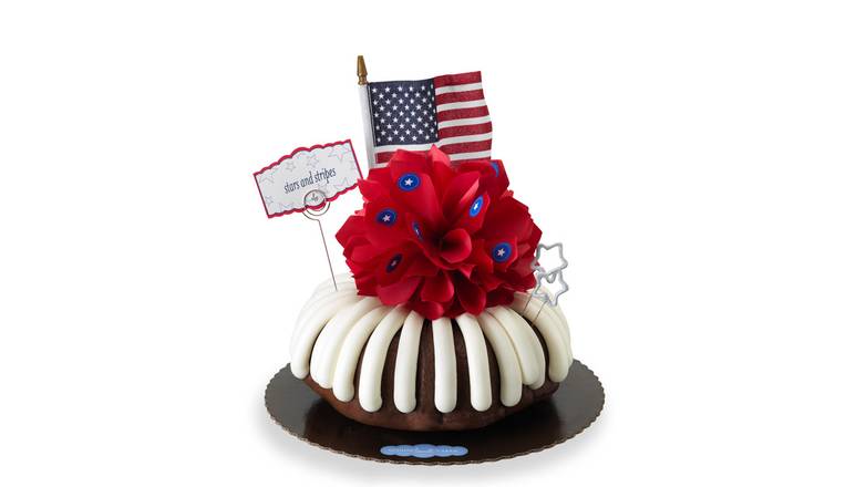 Patriotic 10" Decorated Bundt Cake