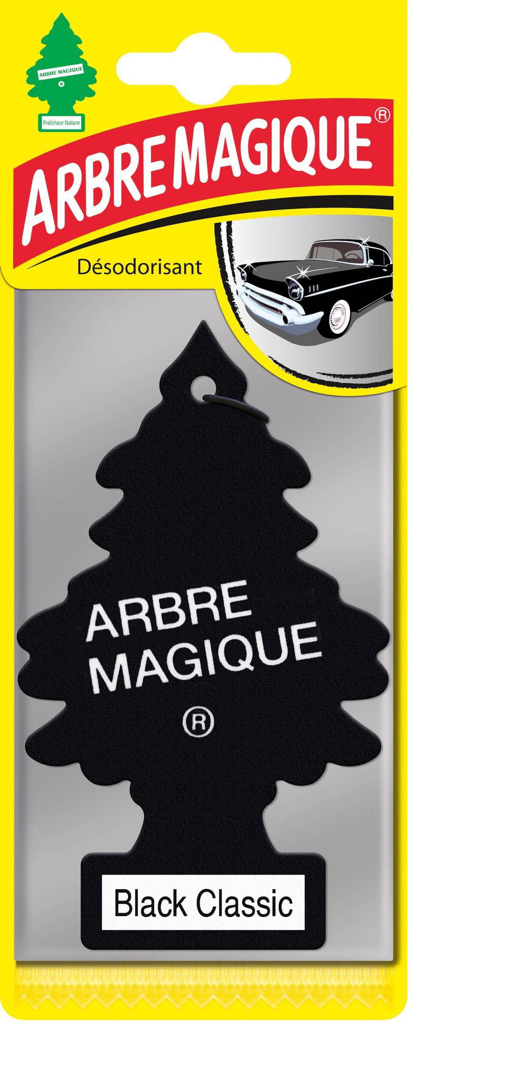 Arbre Magique - Désodorisant black classic (10g)