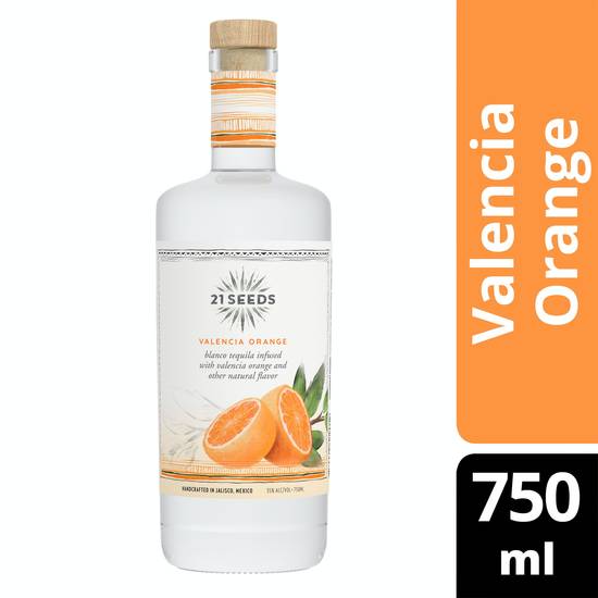21 Seeds Valencia Orange Tequila (750 ml)