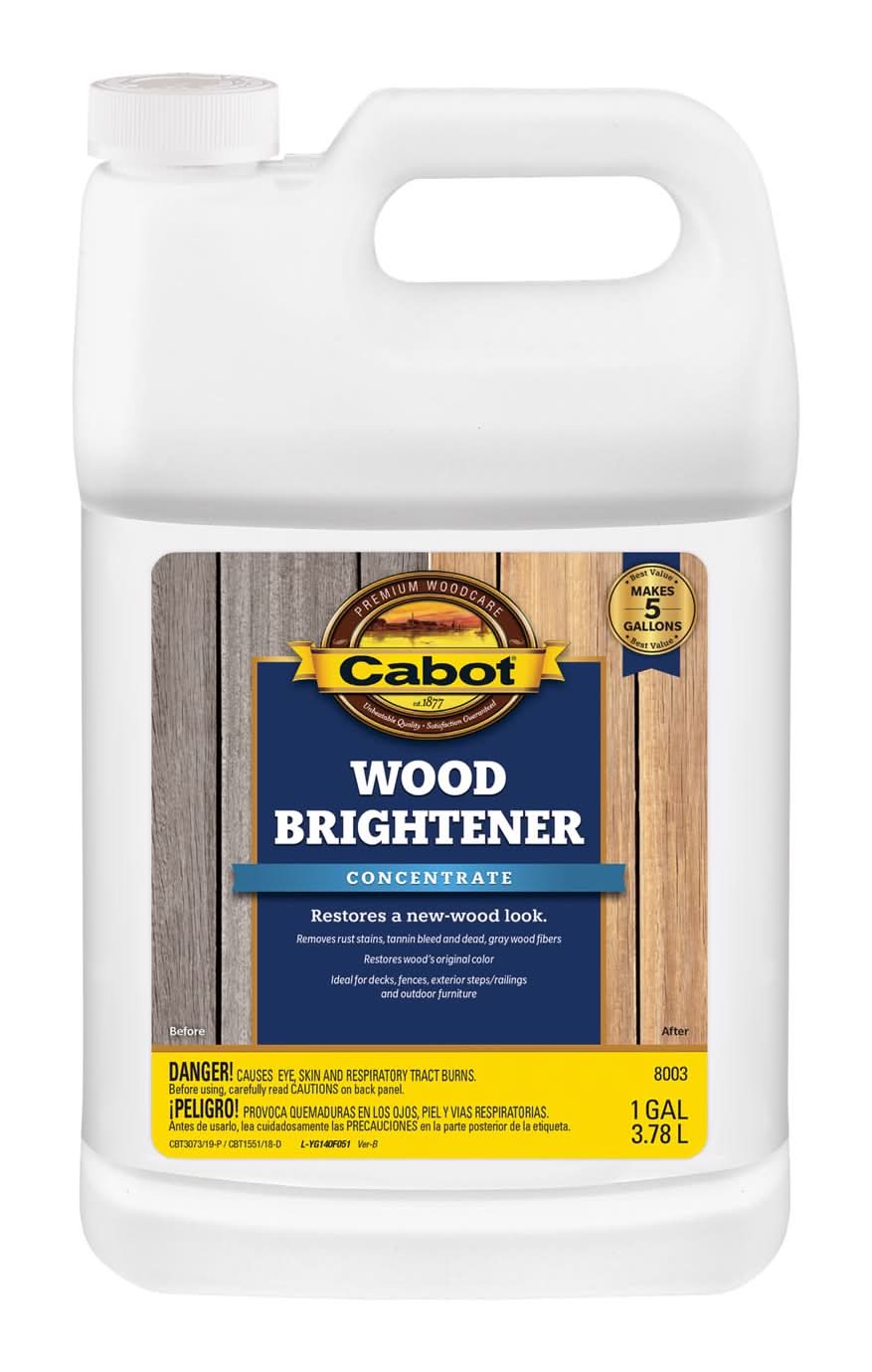 Cabot Wood Brightener Liquid 1 Gal