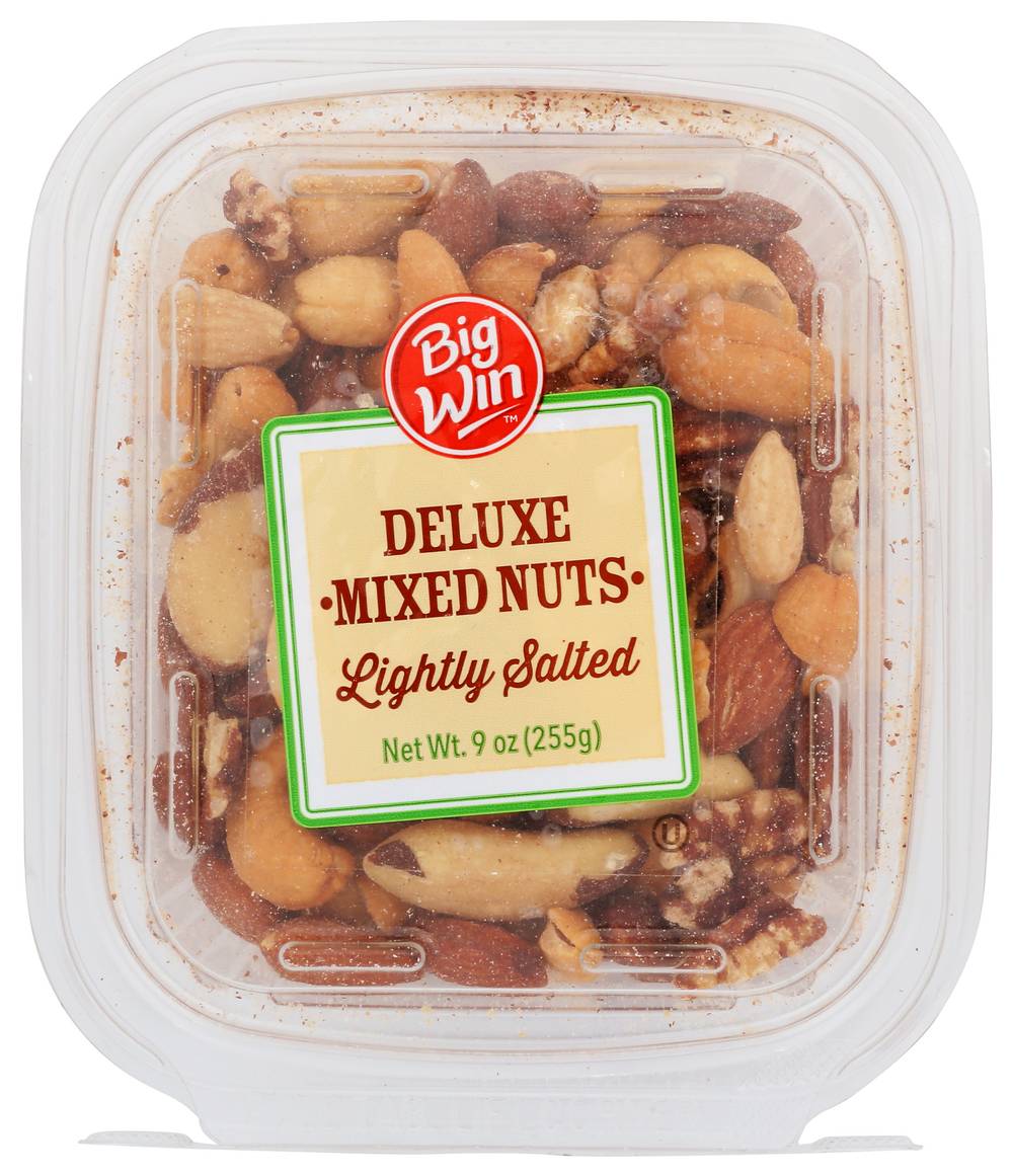 Big Win Deluxe Roasted Mixed Nuts Lightly Salted (9 oz)