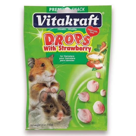 Vitakraft Drops With Strawberry Hamster Treats