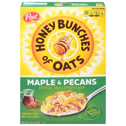 Honey Bunches Of Oats Maple & Pecans Cereal