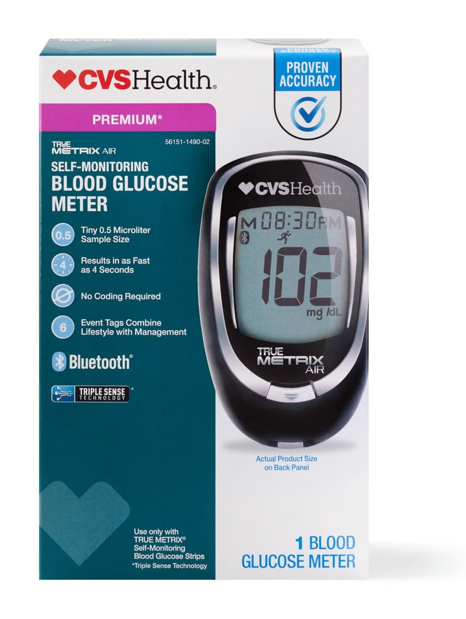 Cvs True Metrix Air Self-Monitoring Blood Glucose Meter
