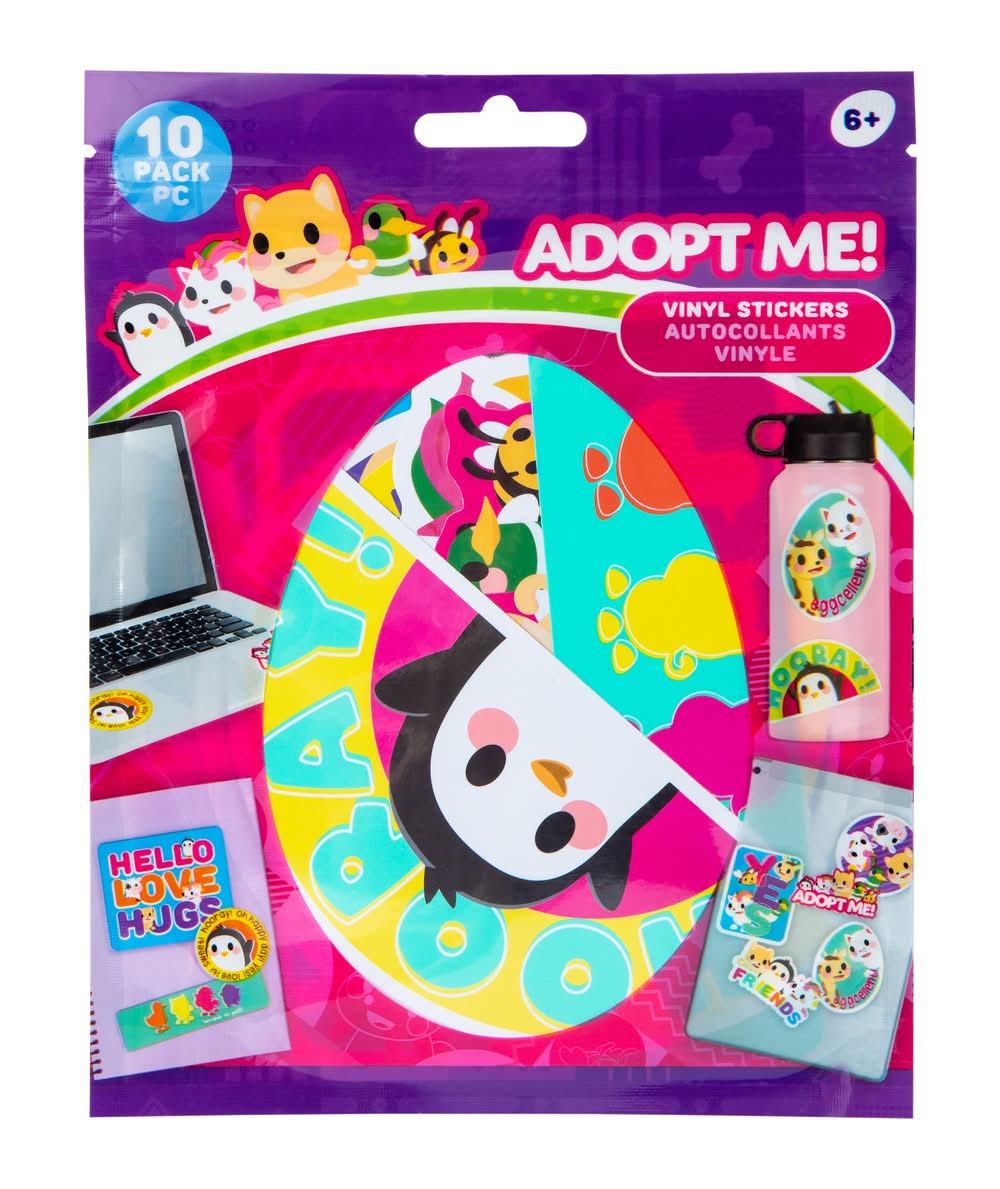Adopt Me! Vinyl Stickers 10-Pack