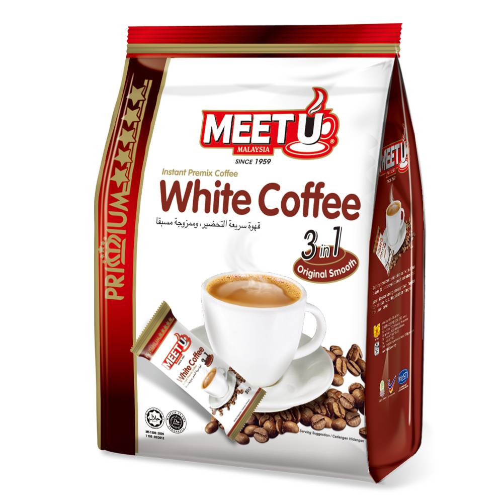 Meet U Primium White Coffee 3in1 (400 g)