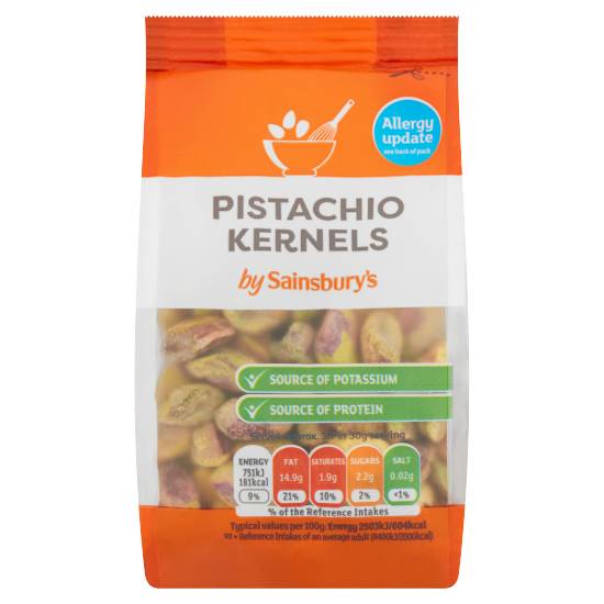 Sainsbury's Pistachio Kernels (100g)