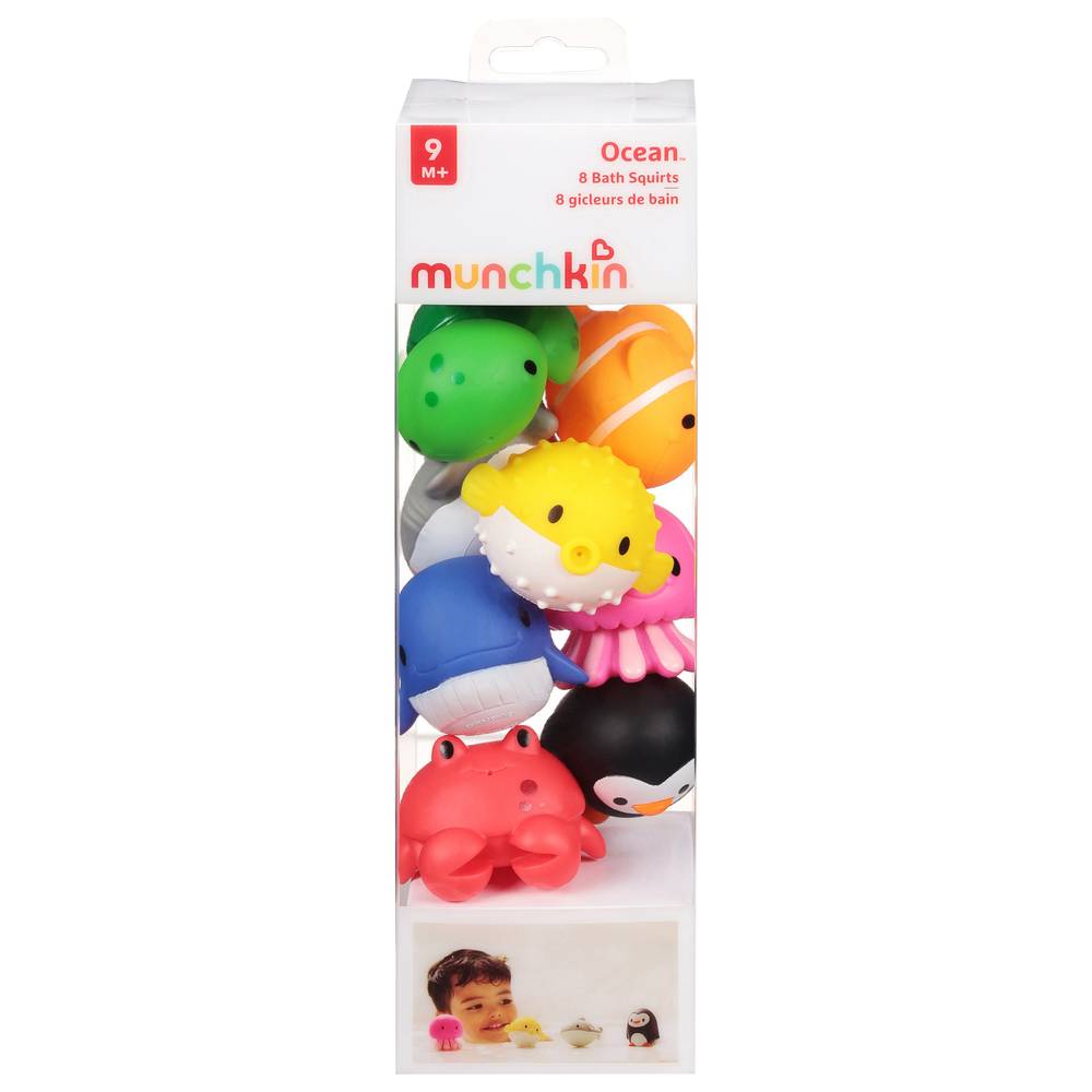 Munchkin Ocean 9m+ Bath Squirts (8 ct)