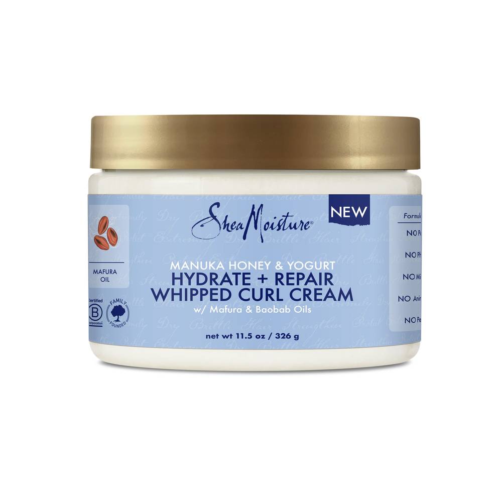 Sheamoisture Hydrate and Repair Moisturizing Curl Cream Manuka Honey & Yogurt
