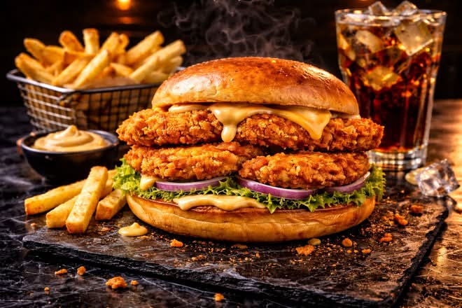 Menu Krousty Burger