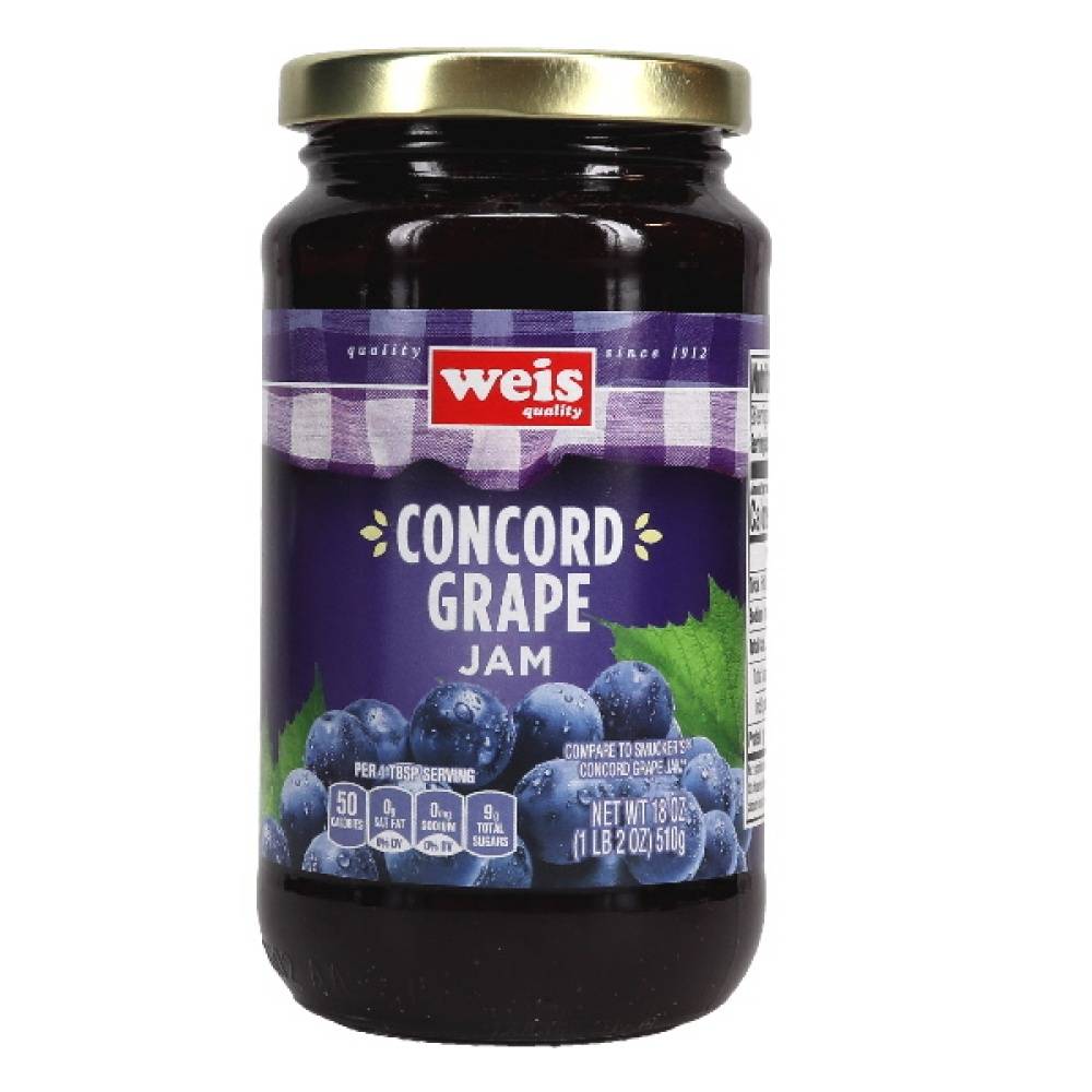 Weis Quality Jam Concord Grape