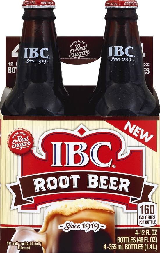 Ibc Root Beer (4 ct, 12 fl oz)