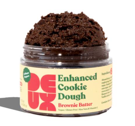 DEUX Enhanced Brownie Batter Cookie Dough; Collagen Support 12oz