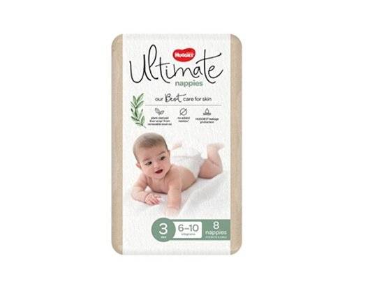 Huggies Ultimate Nappies S3 Crawler 8pk