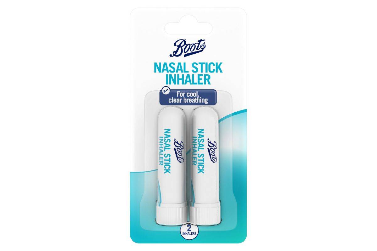 Boots Nasal Stick Inhaler 2 Inhalers