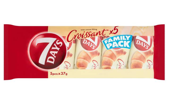 7 Days Croissants With Cocoa Filling 5 Pack