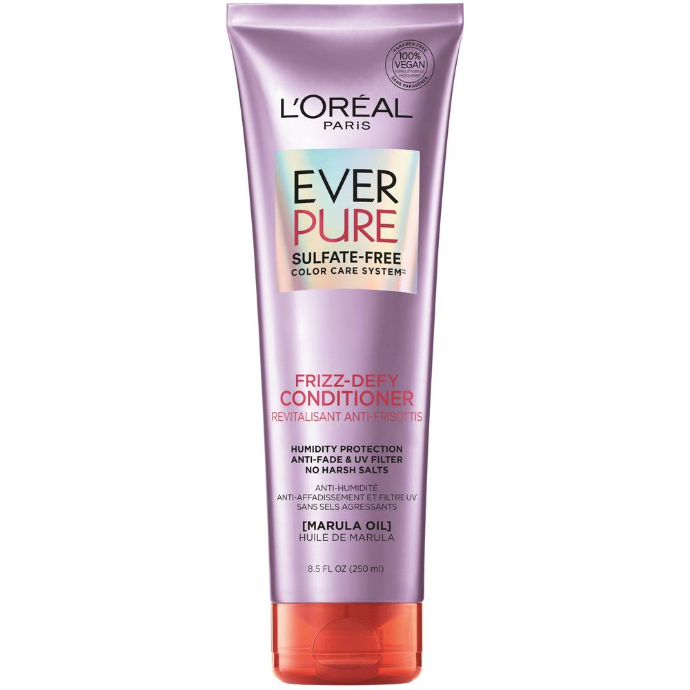 L'Oreal Paris Everpure Sulfate Free Frizz-Defy Conditioner, 8.5 Oz