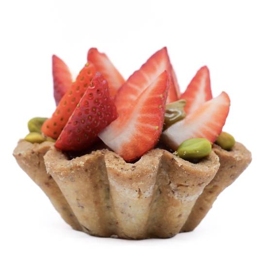 Alexandre  - Tarte fraises & pistache (Vegan )