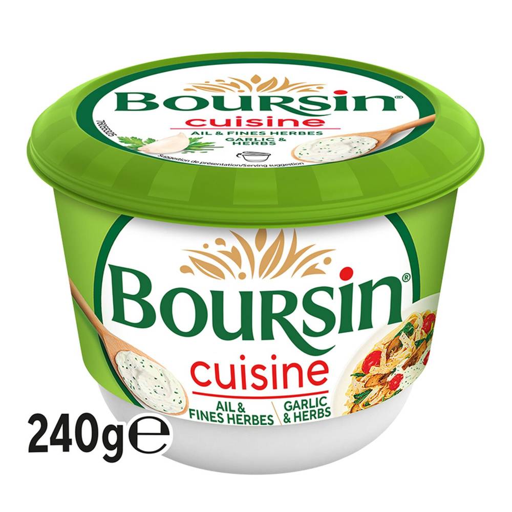 Boursin - Fromage cuisine ail et fines