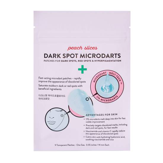 Peach Slices Dark Spot Microdarts, 9CT