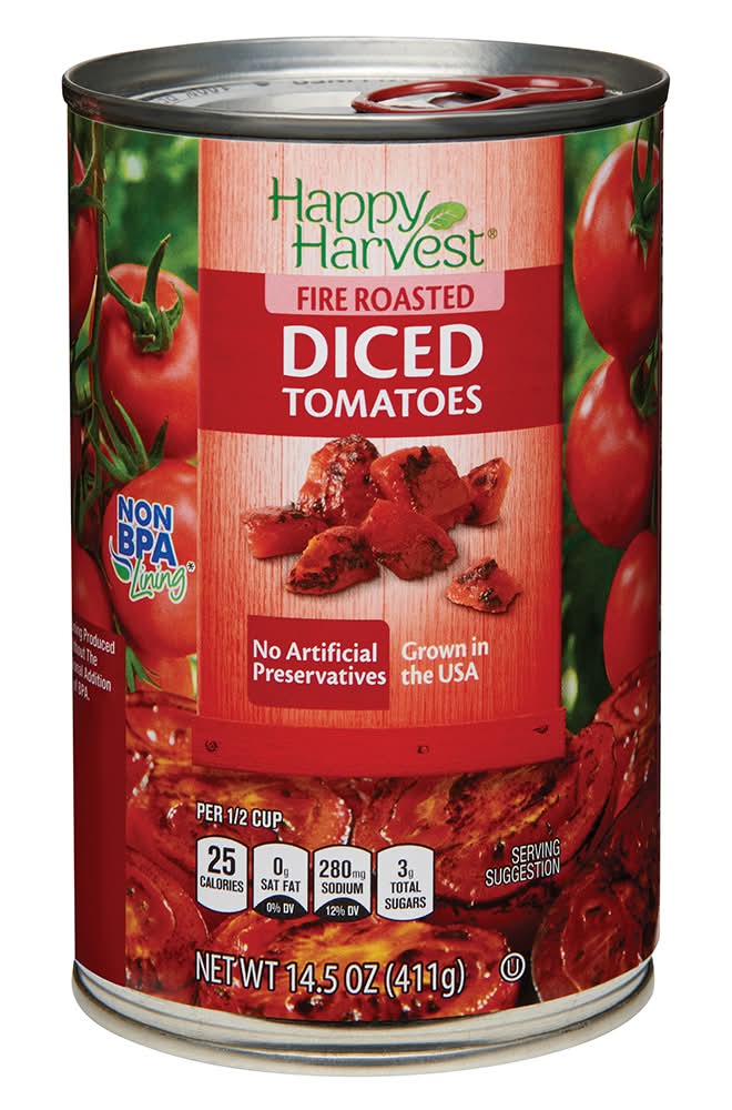 Happy Harvest Fire Roasted Diced Tomatoes (14.5 oz)