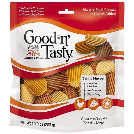 Good 'N' Tasty Triple Flavor Wavy Chips Variety Pack - 10.0 oz