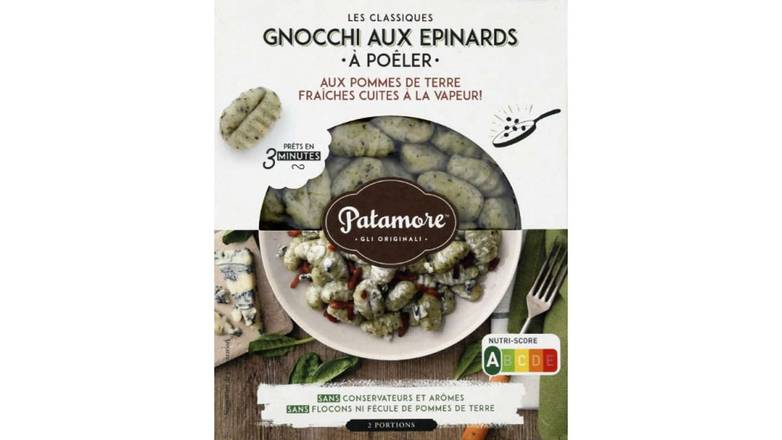 Patamore - Gnocchi rigati aux épinards