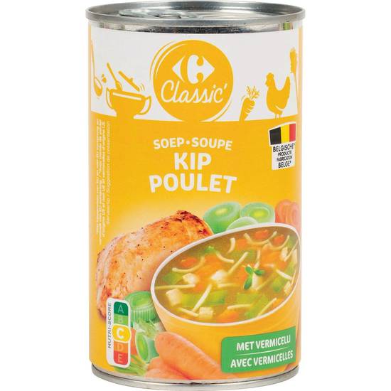 Carrefour Classic'' Soupe Poulet avec Vermicelles 460 ml